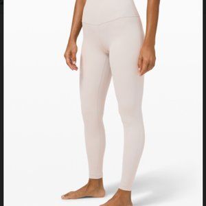 LULU LEMON ALIGN PANT “28 White/grey